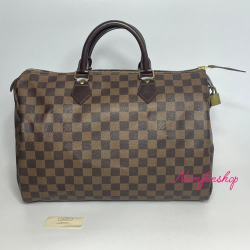 Louis Vuitton Damier Speedy 35 ปี2009 มือสองสภาพดี