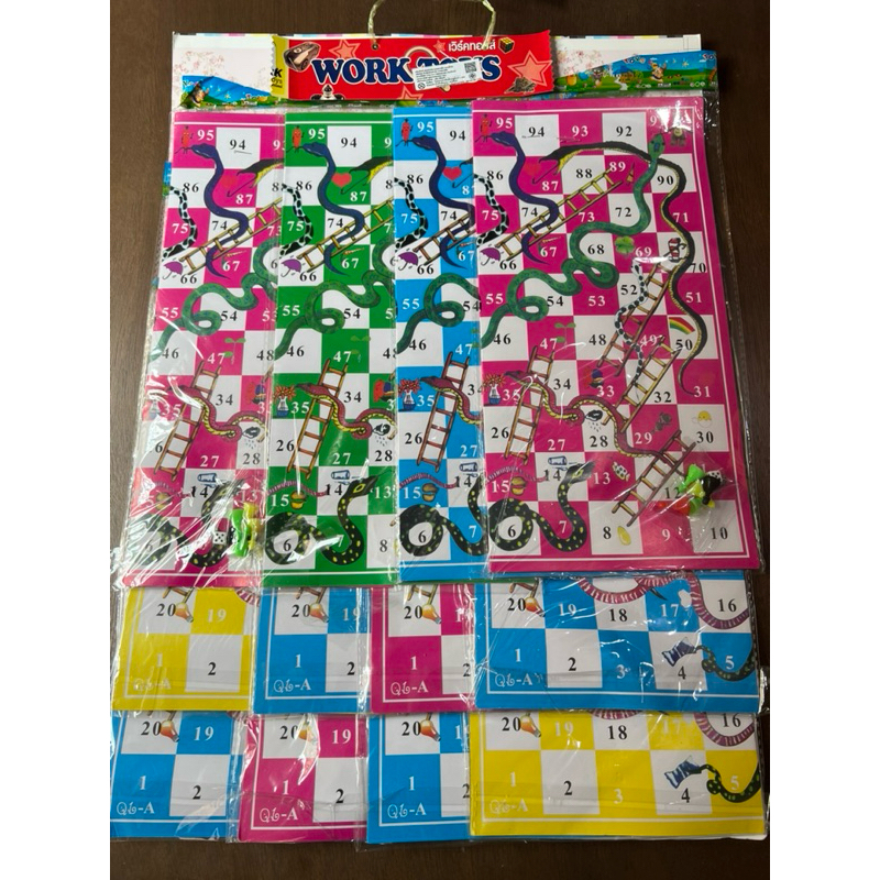 เกมส์บันไดงู ขนาด 13 x 13 นิ้ว