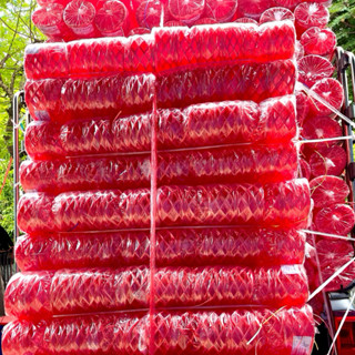 📣 เชือกฟางพลาสติก เกรดA เชือกฟางลวด ครึ่งโหล 6ม้วน หนาอย่างด…