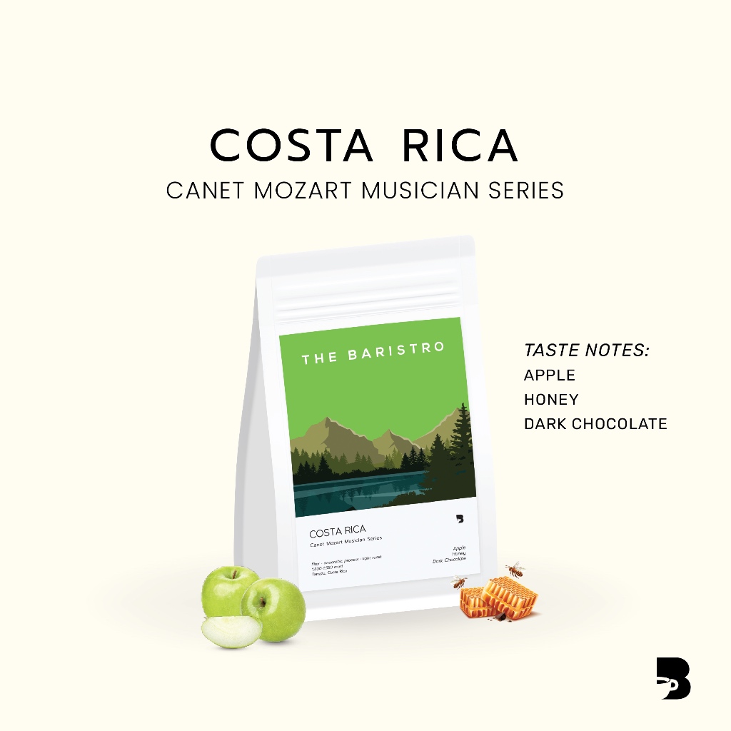 เมล็ดกาแฟ คั่วอ่อน - Costa Rica Canet Mozart Musician Series