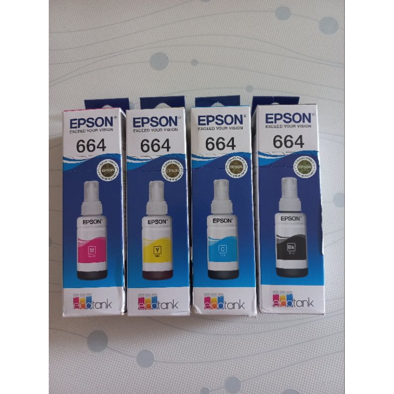 Epson 664 น้ำหมึกของแท้ศูนย์ มีรับประกันศูนย์