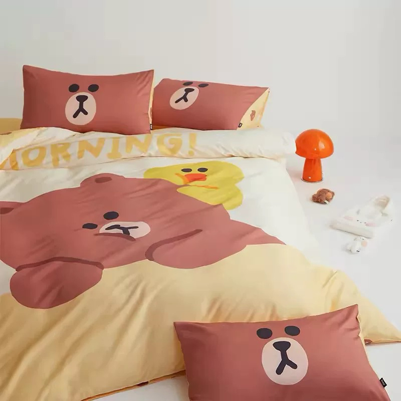 พร้อมส่ง เซทปลอกหมอนไลน์เฟรนด์ เซท 2 ใบ