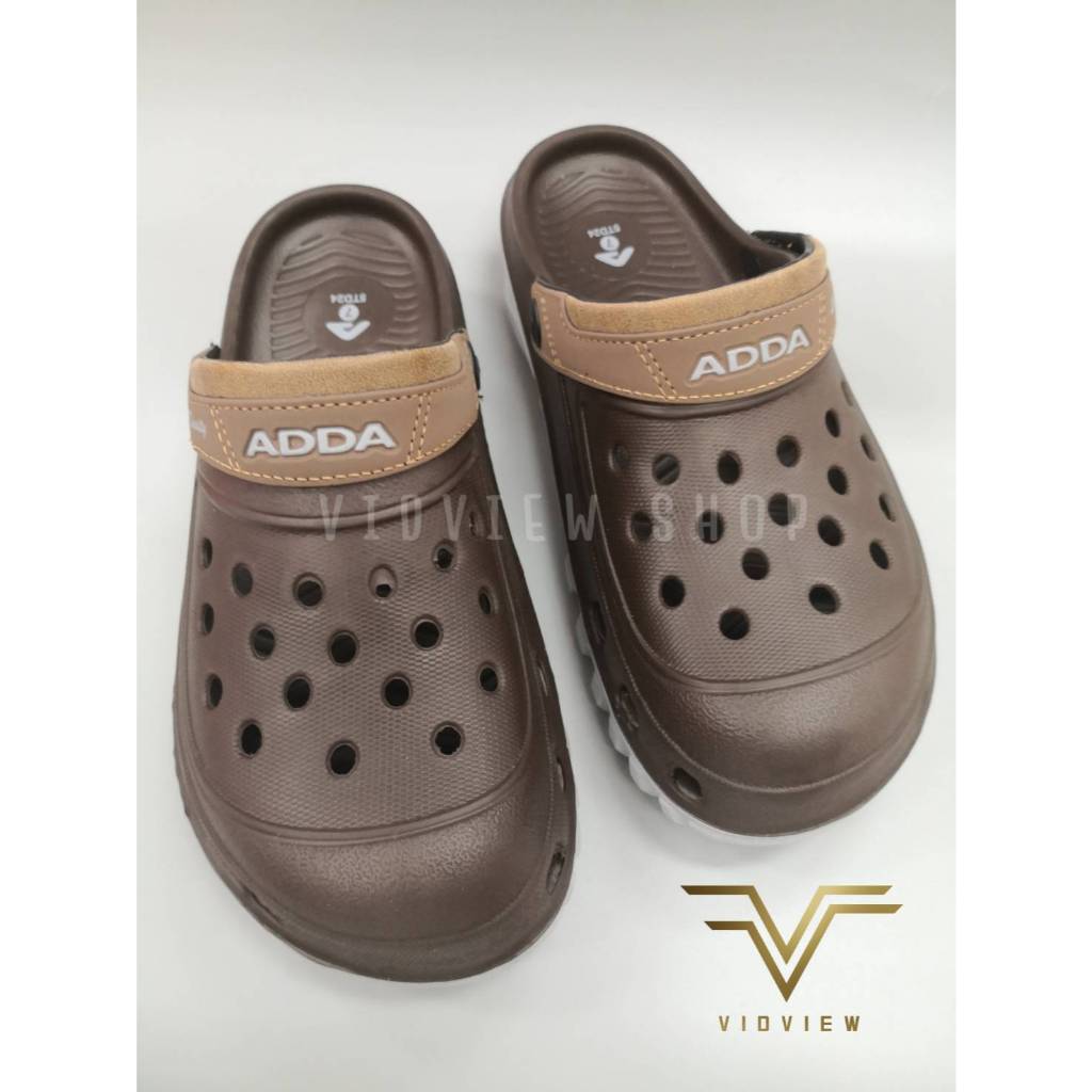 VIDVIEW !!ลดสนั่น!! รองเท้าหัวโต ชาย Adda 5TD24 พื้น 2density เบอร์ 40-45 แบบสวม เนื้อยาง ลุยน้ำได้ - รูปที่ 6