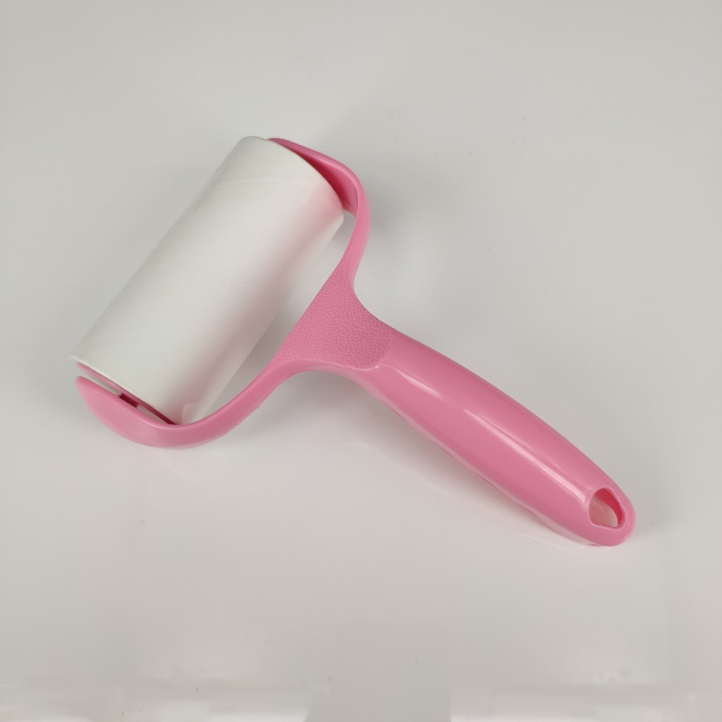 ลูกกลิ้งกำจัดขน เก็บขนและฝุ่น ลูกกลิ้งทำความสะอาด สีชมพู ขจัดขนแมวและขนสุนัข - รูปที่ 7