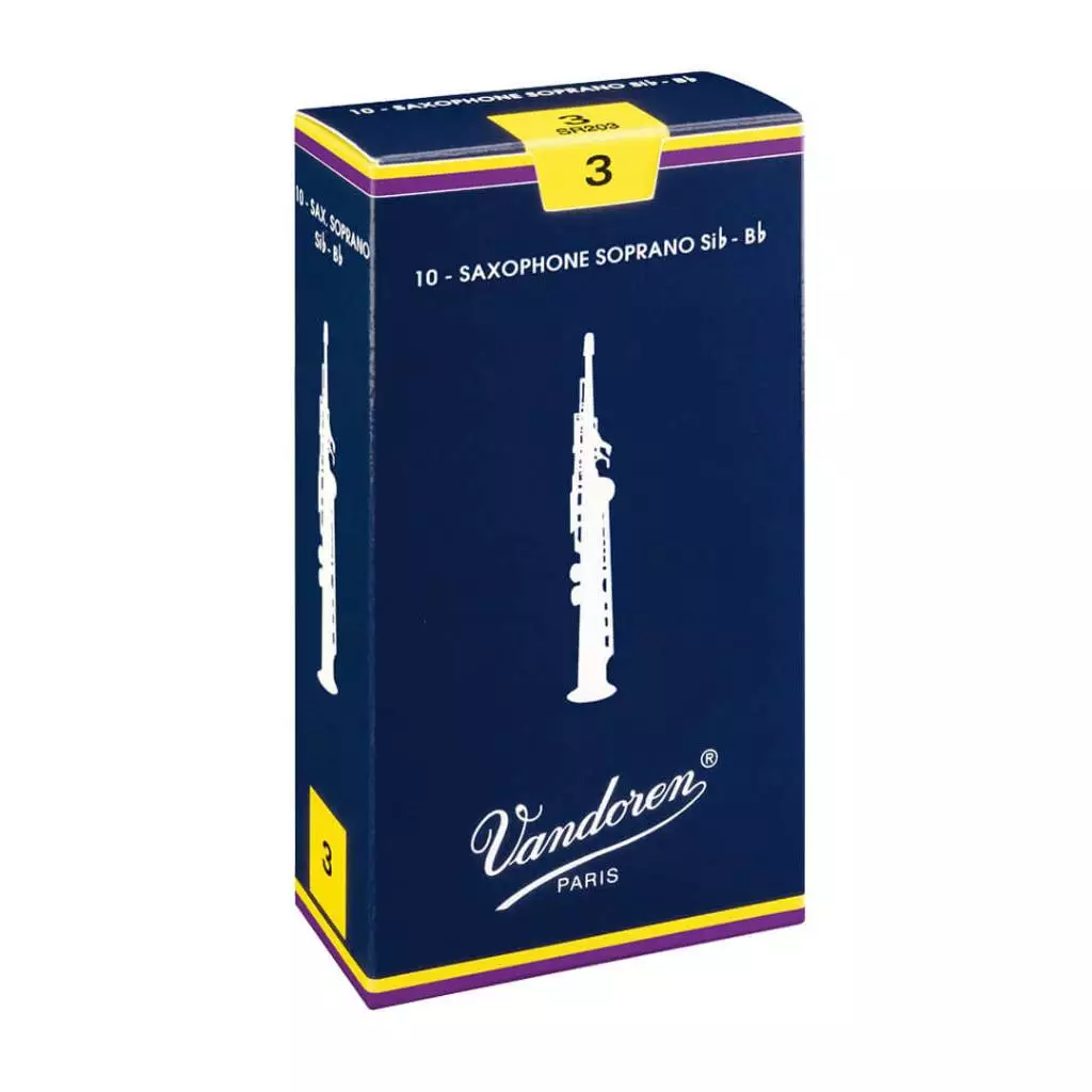 ลิ้นแซกโซโฟน Soprano Vandoren Traditional ลิ้นโซปราโน คุณภาพสูง แยกชิ้น