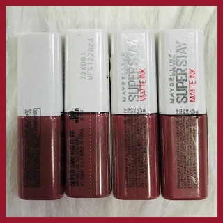 🔥ส่งทันทีได้‼️ของแท้100%🔥Maybelline Superstay matte ink mini Lip สีเบอร์ 80 ลิปพกพาขนาดทดลอง ไม่เลอะแมส 2.7 ml.