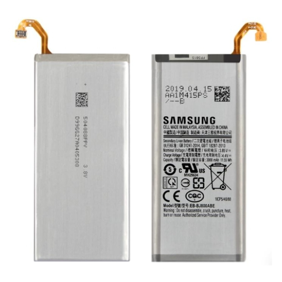 แบตเตอรี่ JAMEMAX รุ่น Samsung Galaxy J8 (2018)/J800/J810 Model: EB-BJ800ABE ฟรีชุดไขควง รับประกันฟรี 1 ปี - รูปที่ 2