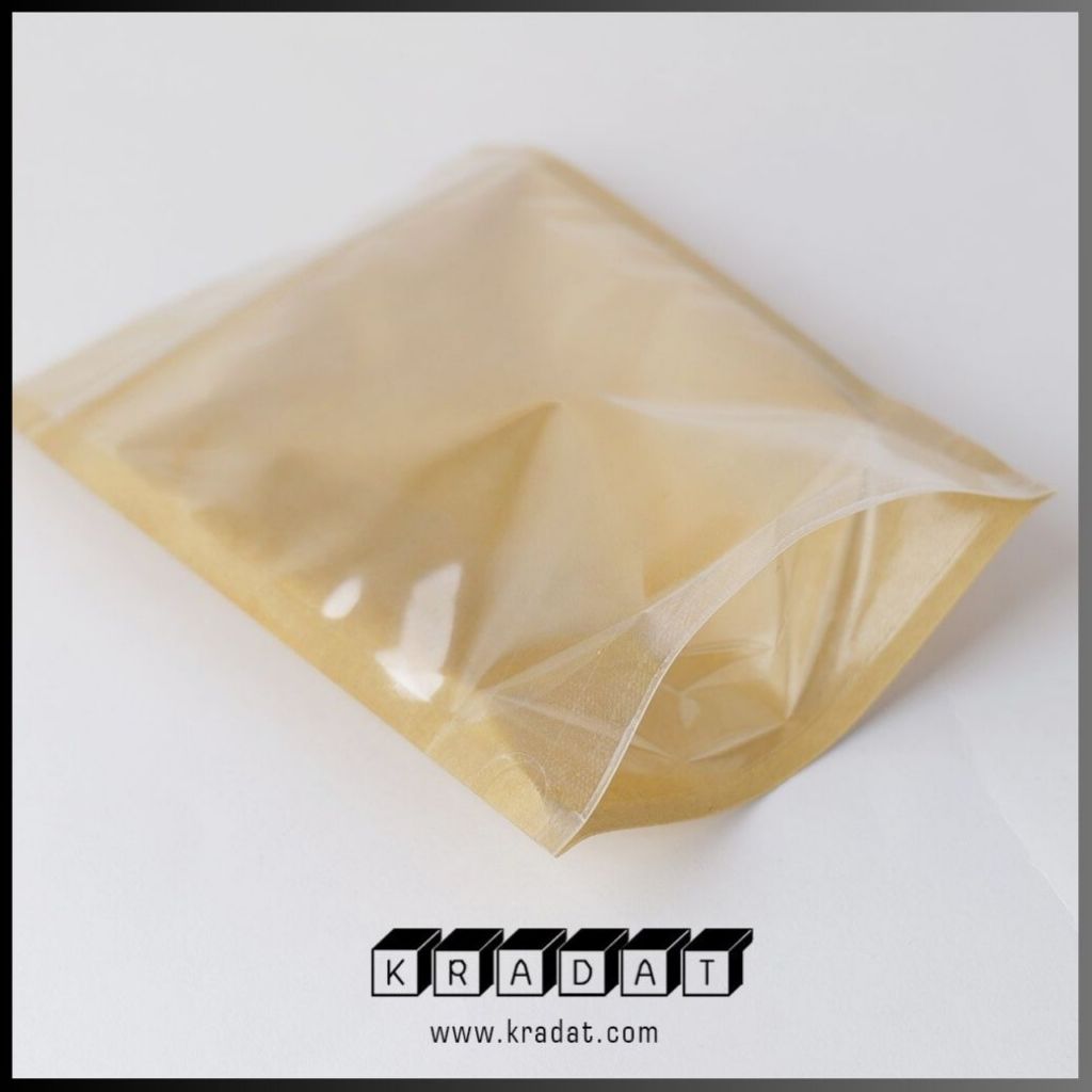 ถุงซิปล็อค ถุงคราฟท์ หน้าใส หลังกระดาษคราฟท์ สีน้ำตาล ตั้งได้ [50 ใบ] - Kradat - รูปที่ 6
