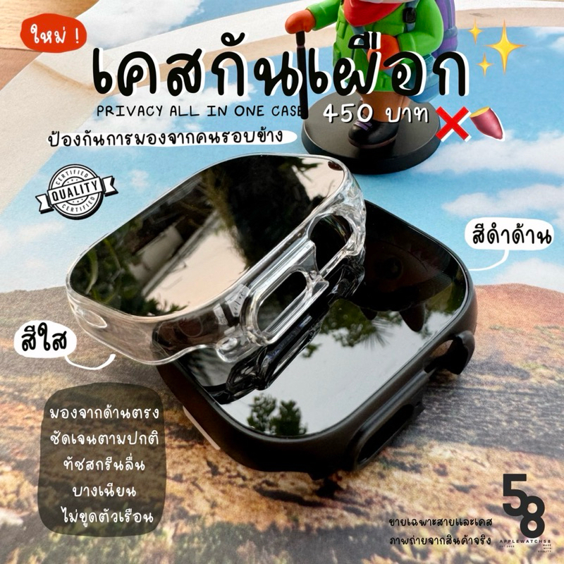 เคสกันส่อง กันเผือก privacy case ราคา 450฿