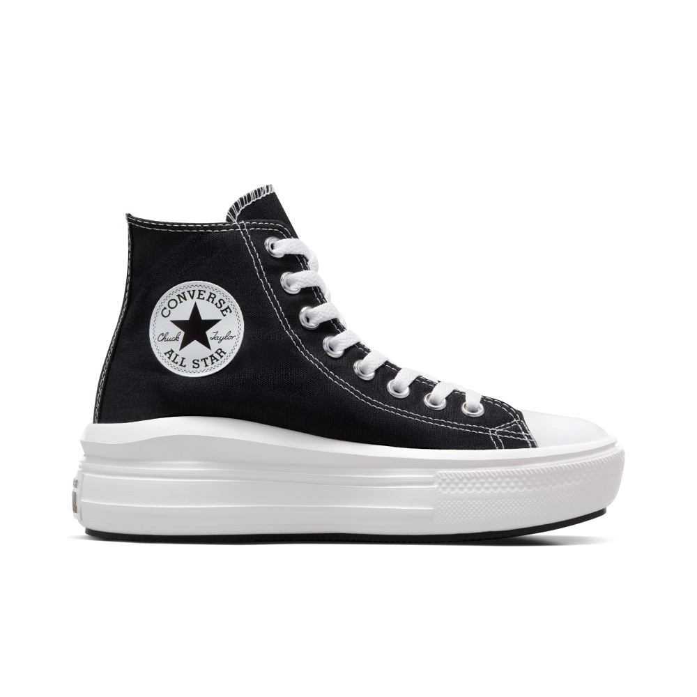 CONVERSE รองเท้าผ้าใบ รุ่น CTAS MOVE HI BLACK - 568497CF_H1BKXX สีดำ ผู้หญิง