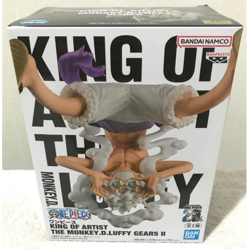 แมวทอง KOA One Piece Luffy Gear 5 King of Artist V.2 Lot.JP โมเดลวันพีช ลูฟี่ นิกะ Nika