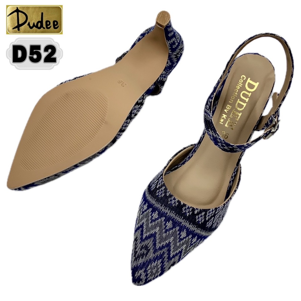 รองเท้าส้นสูง DUDEE SHOES (D52) (SIZE 35-45) แถมฟรีถุงเท้า 1 คู่