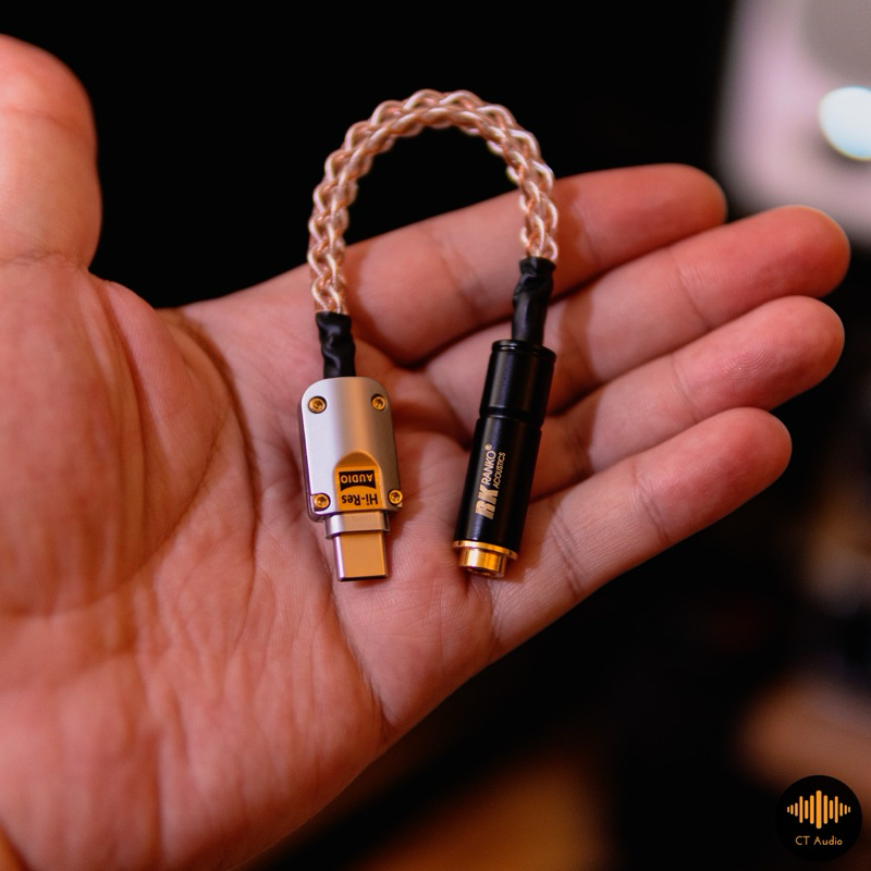 หางหนู Type C เรือธง รุ่น Supra SIL4 ชิป CS43131 ไปแจ็ค RANKO ถัก 8 สายเงิน กราฟีน ทองแดง7N UP OCC