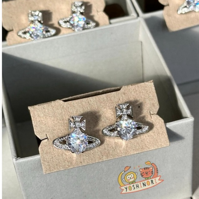 (มีโค้ดลด20% สูงสุด 2,000.-) พร้อมส่ง✨ ต่างหู Vivienne Westwood รุ่น Ariella earrings ของแท้