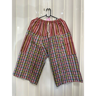 กางเกงผ้าขาวม้า พื้นเมือง ใส่อยู่บ้าน   ลายและสีจะไม่ตรงตามป…