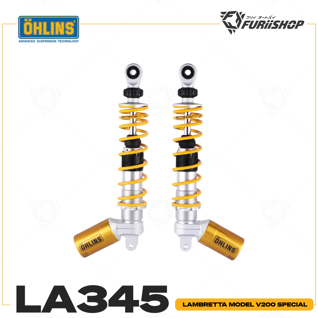 โช๊คหลัง ohlins LA 345 For Lambretta Model V200 Special 2019-2023