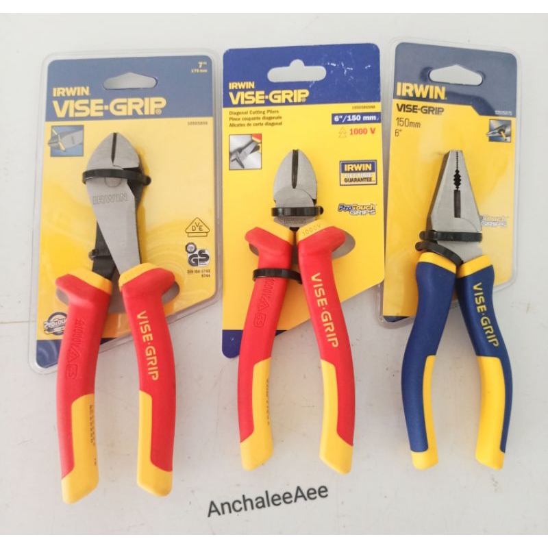 IRWIN คีมปากจิ้งจก คีมตัดสายไฟ 6"-7" IRWIN 10505875, 10505865NA, 10505866