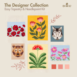 DMC ชุดปักสอนพื้นฐาน Easy Tapestry & Needlepoint Kit พร้อมอุ…