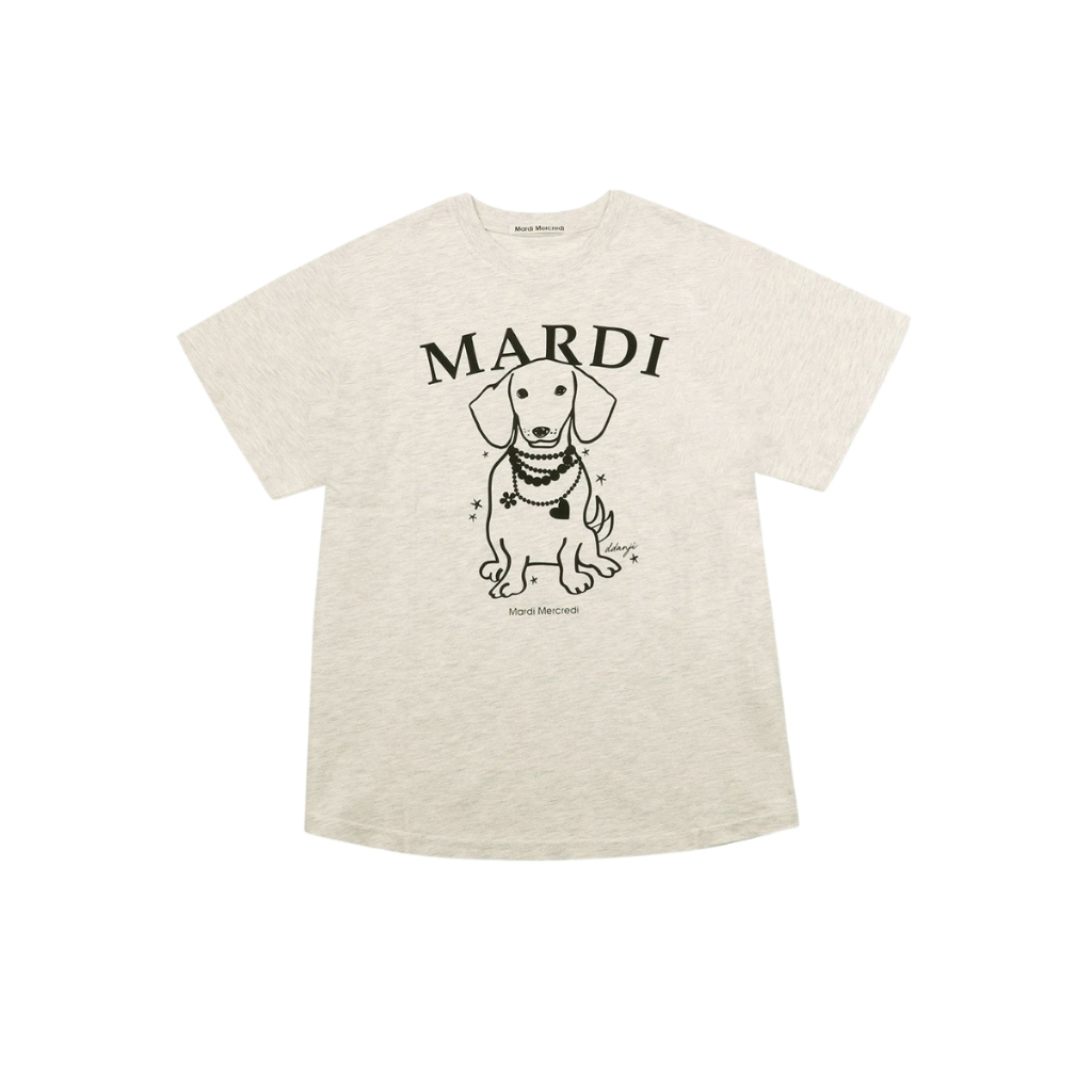 [สินค้าของแท้100% พร้อมส่งทันที] Mardi Mercredi Tshirt : Flower Mardi