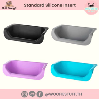 ชามอาหารสัตว์เลี้ยง Fluff Trough Standard Set ทรงสูง ไม่เมื่อยคอ ดีต่อสุขภาพ นำเข้าจากอเมริกา