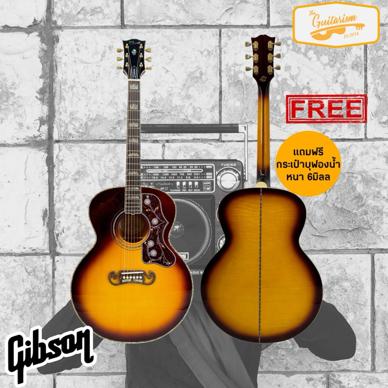 กีตาร์โปร่งจัมโบ้ Gibson J200 ขนาด 43นิ้ว