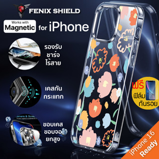 (แถมฟิล์ม) เคส FenixShield Crystal Hybrid [ FLORAL ] สำหรับ …