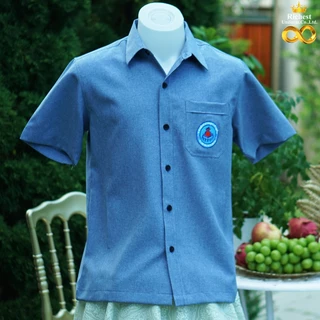 เสื้อปฏิบัติการ ตรวจการ ซาฟารี อาสาสมัคร กระทรวงสาธารณสุข ประจำหมู่บ้าน ผ้าโอซาก้า ชาย คอเชิ๊ตปก ทรงสวย พร้อมส่ง 🧡🧡🧡