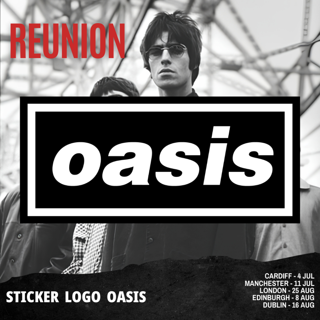 สติ๊กเกอร์ Oasis สติ๊กเกอร์ logo Oasis กันน้ำ 100%