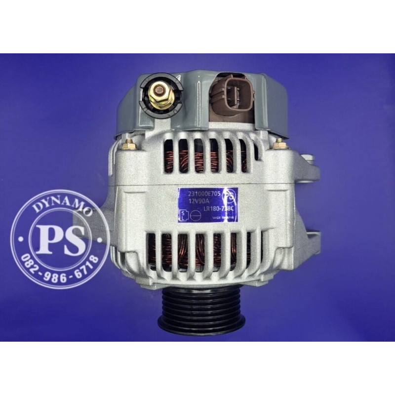 ไดชาร์จTOYOTA ALTIS ปี04-08/ไดชาร์จ โตโยต้า โคโลน่า อัลติส TOYOTA COROLLA ALTIS 3ZZ-FE 1.6-1.8cc ปลั๊กเต๋า 90A