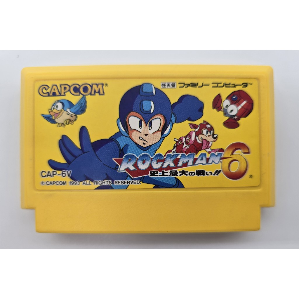 ตลับเกม Rockman 6 Famicom ของแท้