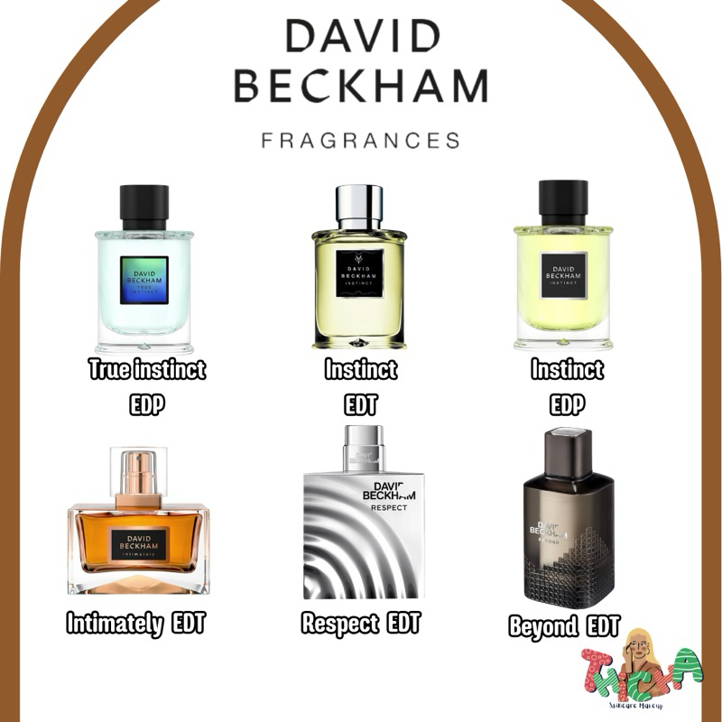 ใช้โค้ดวิดีโอลด150 David Beckham Intimately edt,Instinct edt 75ml.edp,Respect Edt 90ml(กล่องซีล)