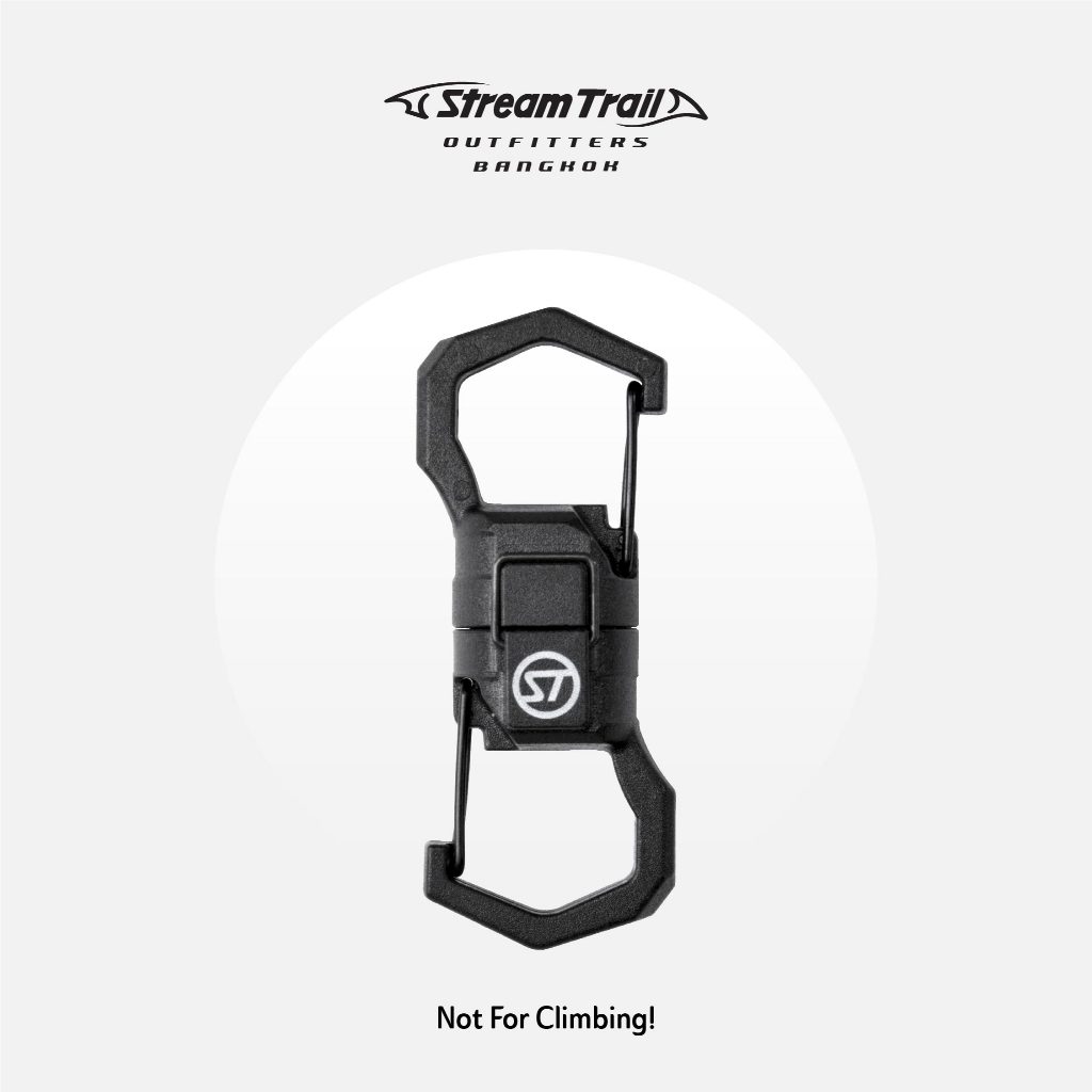 Stream Trail - Magnet Release Lock ใช้รับน้ำหนักหรือรับแรงดึงระหว่างสิ่งของ magnetic carabiner hook (Not For Climbing)