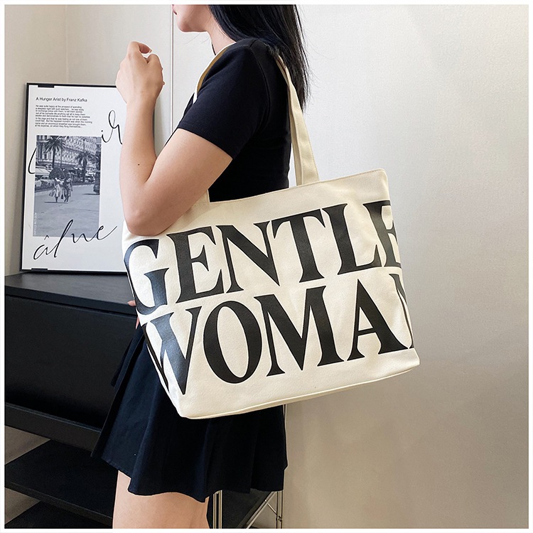 GW GentleWomanกระเป๋าผ้าTote Bag