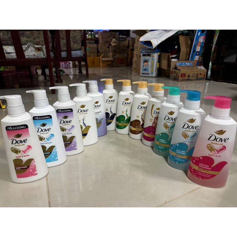Dove โดฟ แชมพู / ครีมนวด 370-430 มล.