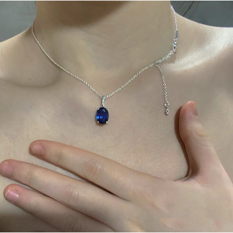 พร้อนส่ง ที่ไทย   แพนโดร่าของแท้ 925 เงินส่องแสงประกาศออร่าจี้สร้อยคอผู้หญิง ของขวัญวันเกิด