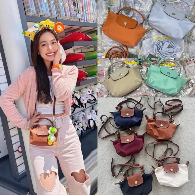 (พร้อมส่งทุกสี+มีส่งด่วนที่กทม ) L’champ mini bag มาพร้อมสาย คิ้วมากกๆ