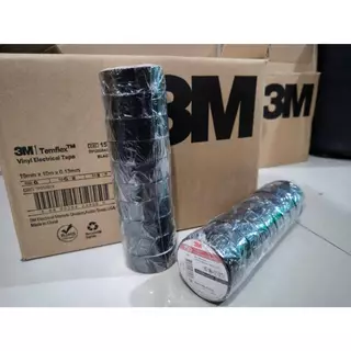 3M ( 1 แพ็ค 10 ม้วน) เทปพัน สายไฟ รุ่น Temflex ขนาด 10M สีดำ 3M **การันตีคุณภาพ****ครบจบในร้านเดียว**