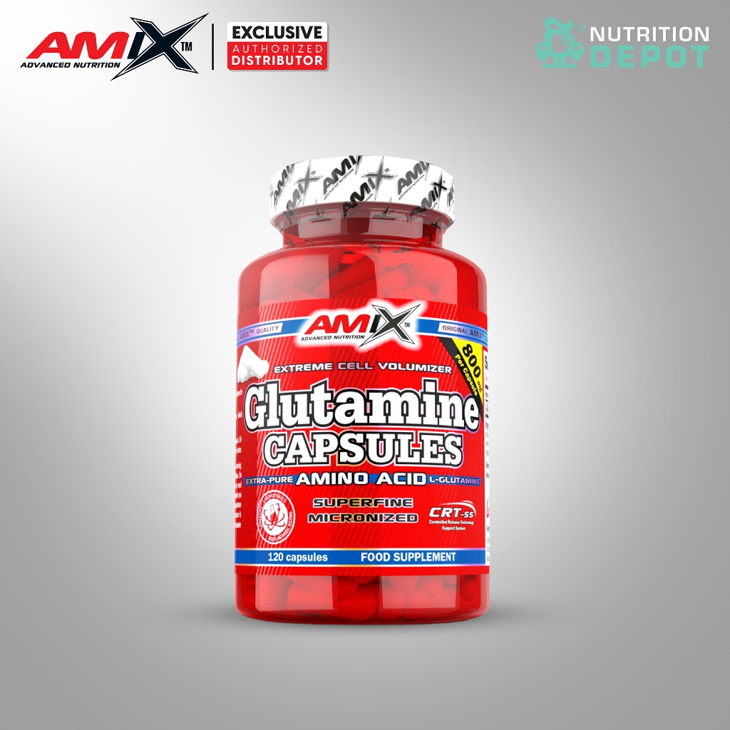 Amix Nutrition - L-Glutamine Capsules 120 Capsules