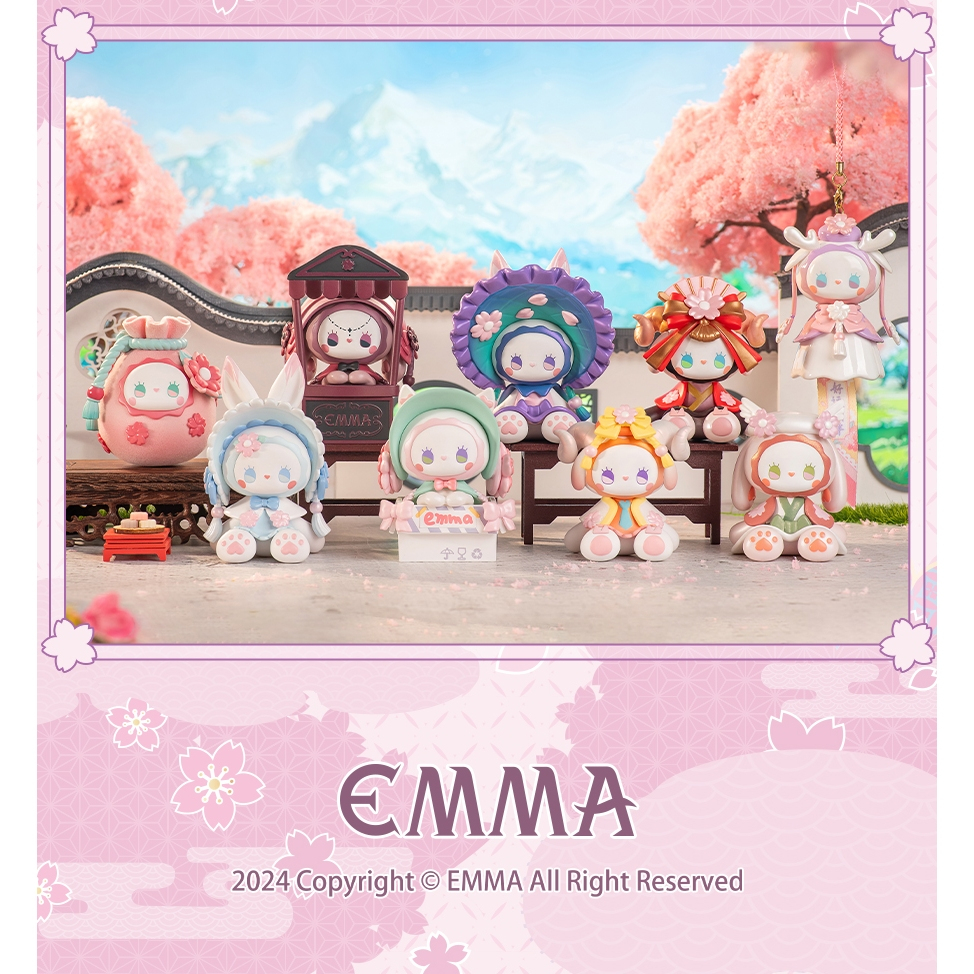 กล่องสุ่ม EMMA Secret Forest Evening Cherry Blossom Series กล่องสุ่มเอ็มม่า ลุ้น Secret