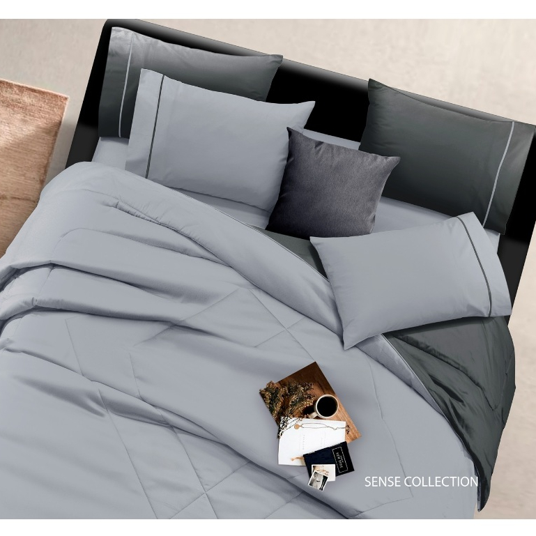 SANTAS ชุดเครื่องนอน ดีไซน์ SENSE COLLECTION  6 ชิ้น ทอ 350 เส้นด้าย