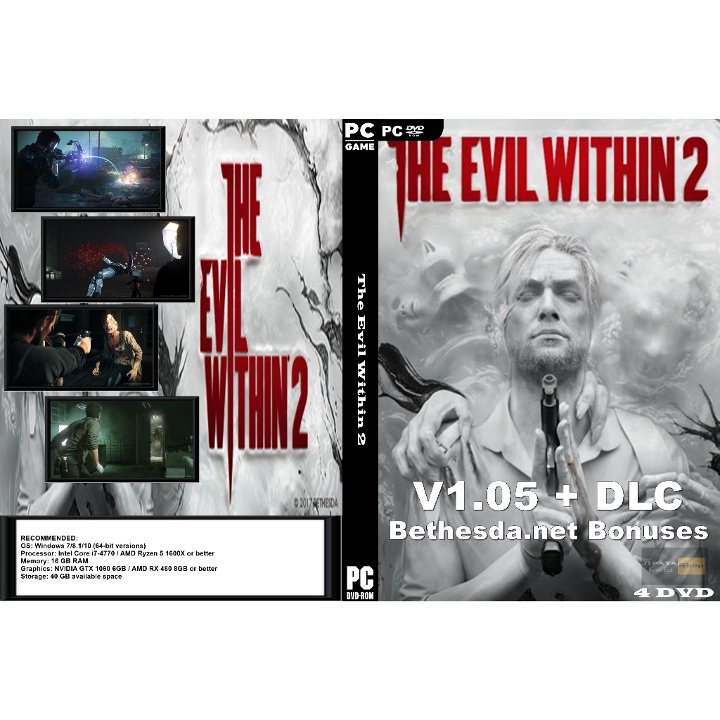 แผ่น Game PC The Evil Within 2 (4DVD)
