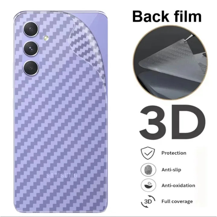 ฟิล์มหลัง ลายเคฟล่า Samsung A17/A07/A56/A36 /A26/A16/A06/A55/A35/A25/A15/A05S/A54/A34/A24/A14/S25Ultra/S24Ultra/S23Ultra