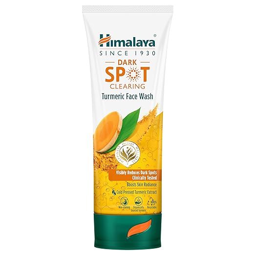 (ซื้อในไลฟ์ 79 บาท) ผลิตภัณฑ์ล้างหน้า ลดจุดด่างดำ ด้วยส่วนผสมขมิ้นชัน Himalaya Dark Spot Clearing Turmeric Face Wash