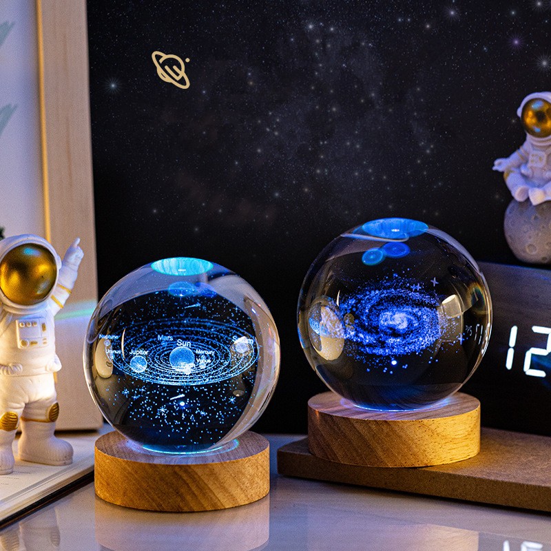 โคมไฟหัวเตียง3D LED หลายรุ่นเลือกได้+ USB ของขวัญวันเกิด โคมไฟคริสตัล โคมไฟตั้งโต๊ะ โคมไฟกลางคืน <พร้อมส่งในไทย> รุ่น：L4