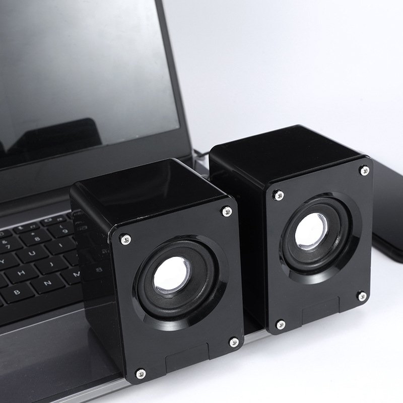 👍ลําโพง ลำโพงคอม ลำโพงแบบมีสาย รองรับการเชื่อมต่อ USB/AUX  เสียงกลางชัด เบสพอดี เหมาะสำหรับการ ฟังเพลง ดูหนังหรือเล่นเกม