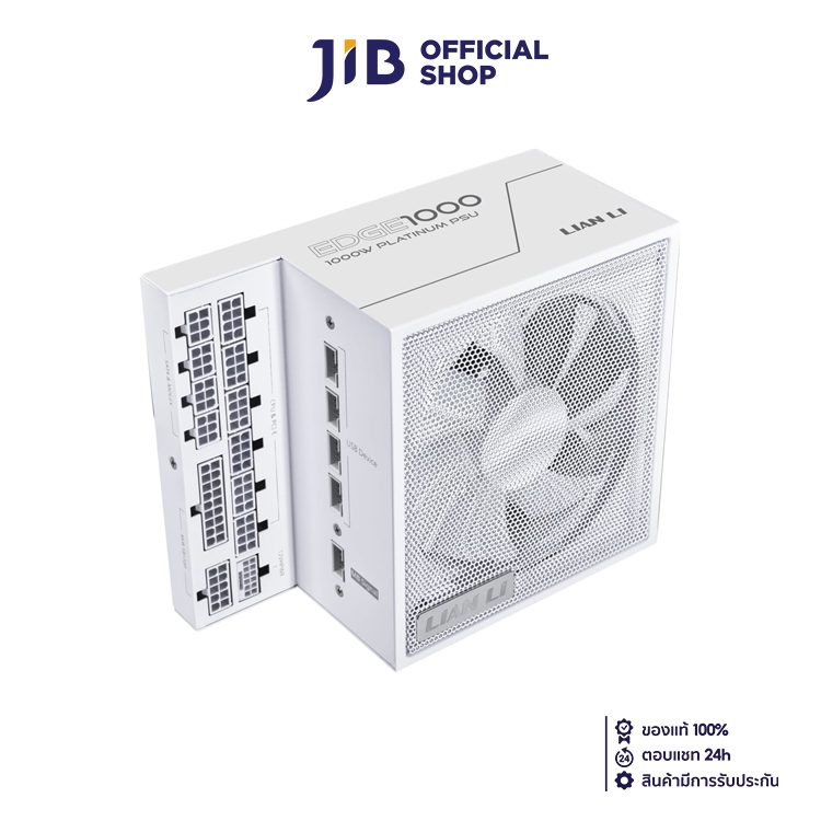 POWER SUPPLY (อุปกรณ์จ่ายไฟ) LIAN LI EDGE1000 - 1000W 80 PLUS PLATINUM (WHITE) (ATX) (EG1000)