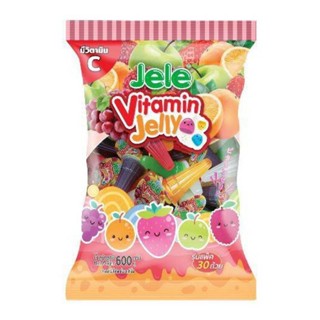 เจเล่ วิตามิน เยลลี่ ขนมเยลลี่คาราจีแนนผสมน้ำองุ่นขาว 15% กล…