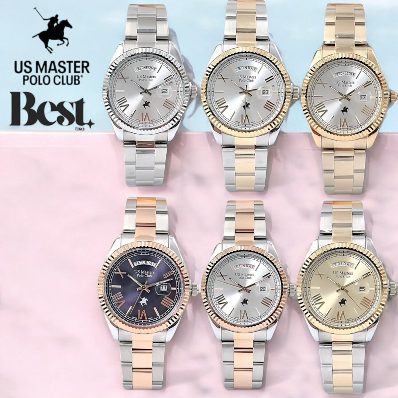 นาฬิกาข้อมือ US MASTER Polo Club USM-230502 ประกันศูนย์ไทย 1 ปี พร้อมกล่องแบรนด์