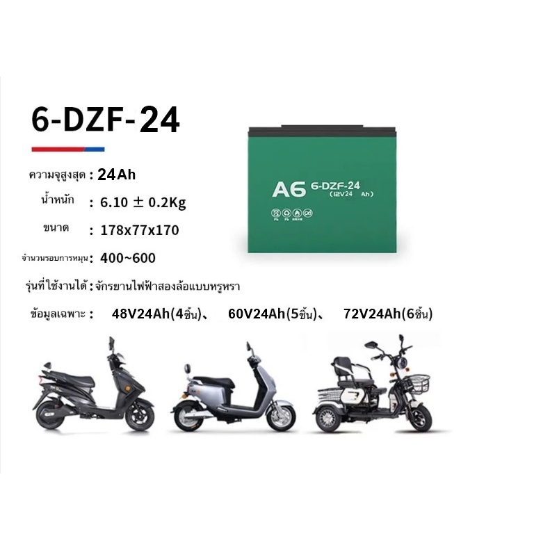 แถมสายต่อ+น็อตฟรี แบตเตอรี่ 4 ก้อน 12V 8AH/12AH/14AH/20AH/24AH/30AH สกู๊ตเตอร์ไฟฟ้า เครื่องสำรองไฟ UPS เครื่องเกษตร C035 - รูปที่ 3