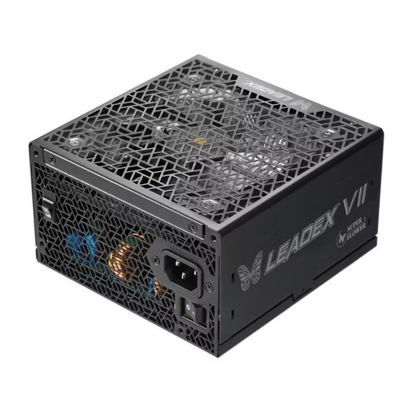 POWER SUPPLY SUPER FLOWER LEADEX VII PRO 1200W BLACK ATX 3.1 PCIE5.1 80PLUS PLATINUM รับประกัน : 10 ปี